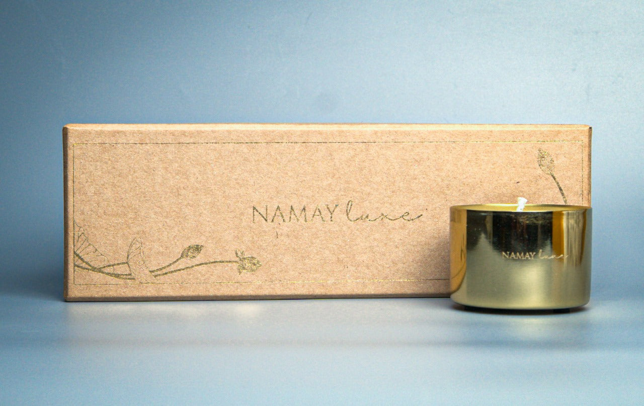 Small set of three candles